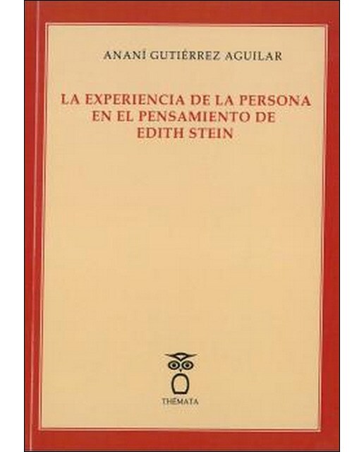 La experiencia de la persona en el pensamiento de edith stein. (Tapa blanda) 1