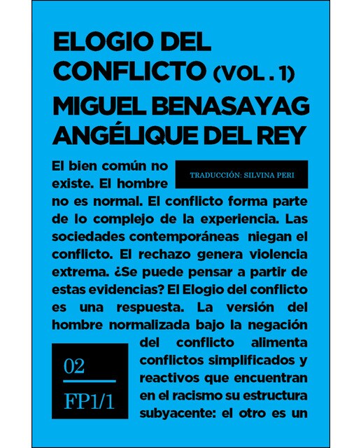 Elogio Del Conflicto  (2 Volúmenes) 1