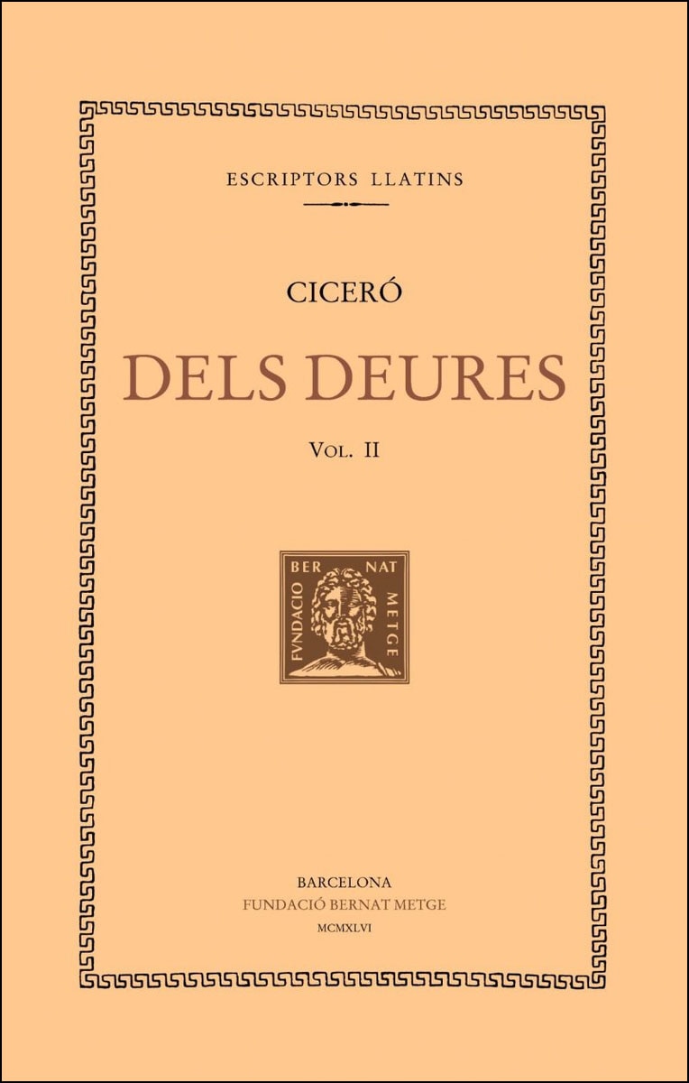 Imagem 0 de Dels deures, vol. II i últim (llibres II-III) (Capa mole)