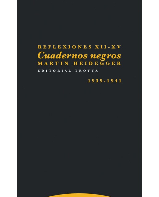 Imagen 0 de Reflexiones xii-xv: Cuadernos negros (1939-1941) (Tapa blanda)