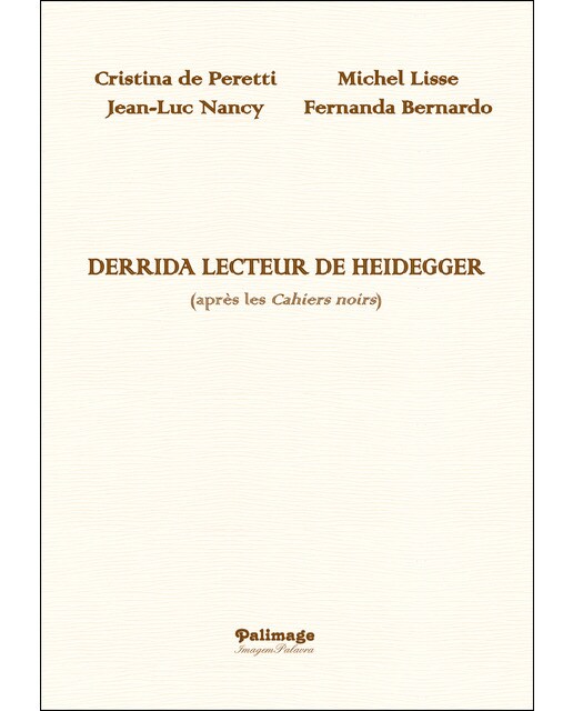Derrida Lecteur De Heidegger 1