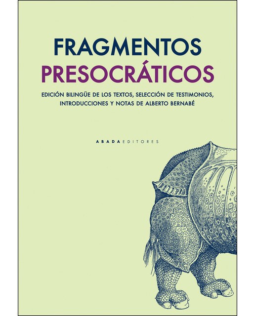 Fragmentos presocráticos(Tapa blanda) 1