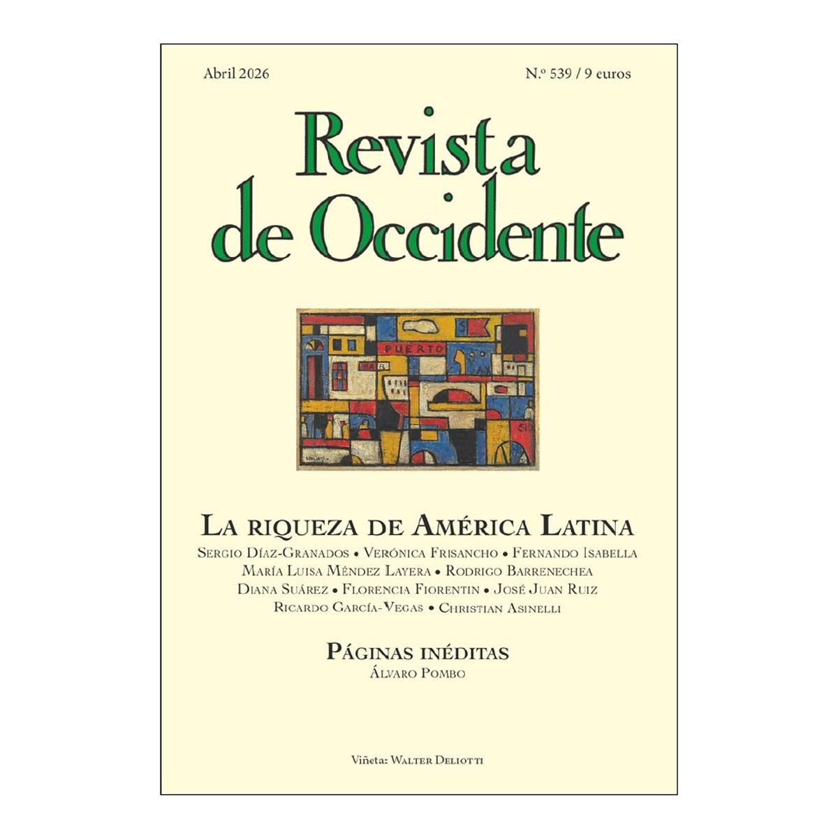 Imagen 0 de Revista de occidente 539