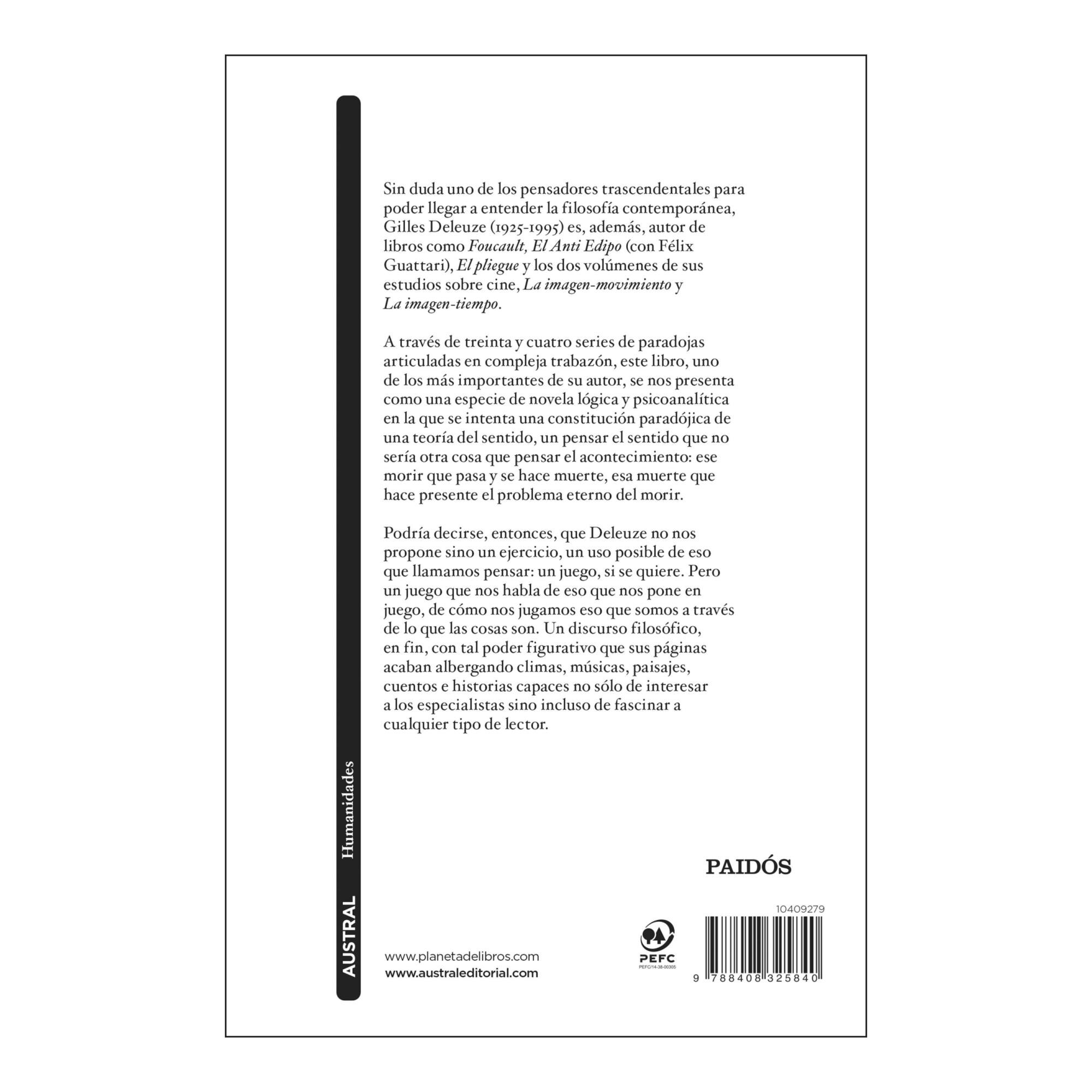 LÓGICA DEL SENTIDO (Bolsillo Capa Mole) 2
