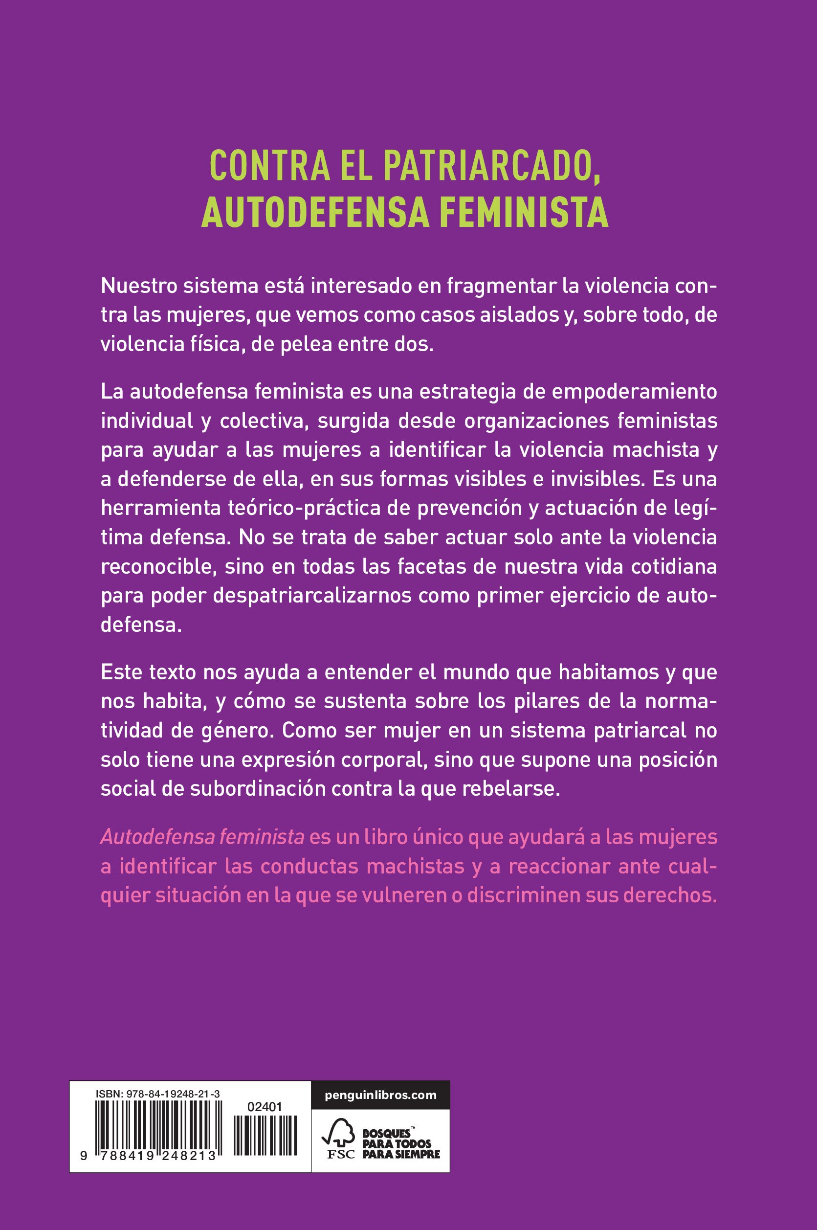 Autodefensa feminista: Más allá de aprender a decir no (Capa mole) 2