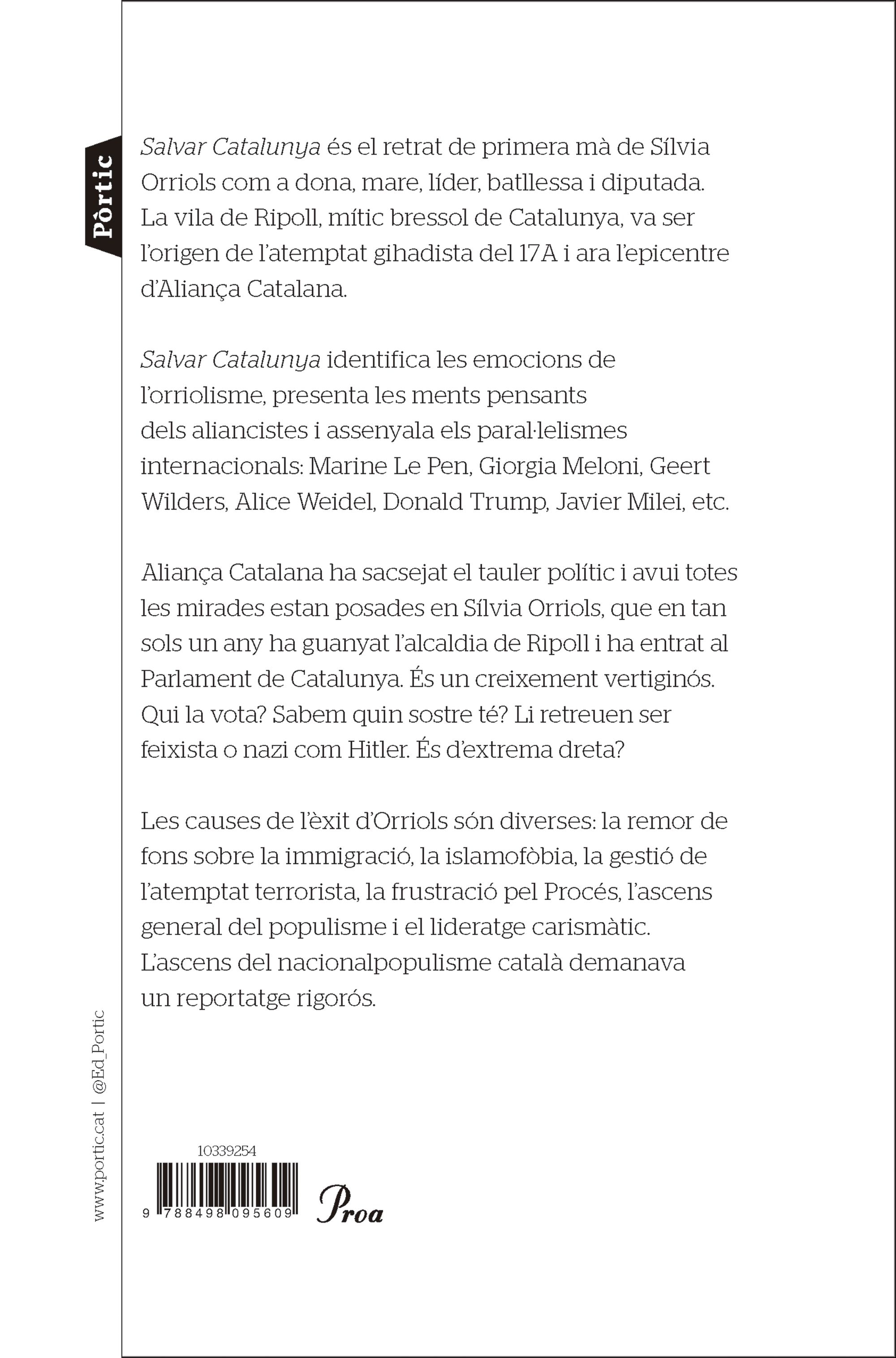 Salvar Catalunya: La gestació del nacionalpopulisme català (Capa mole com abas) 2