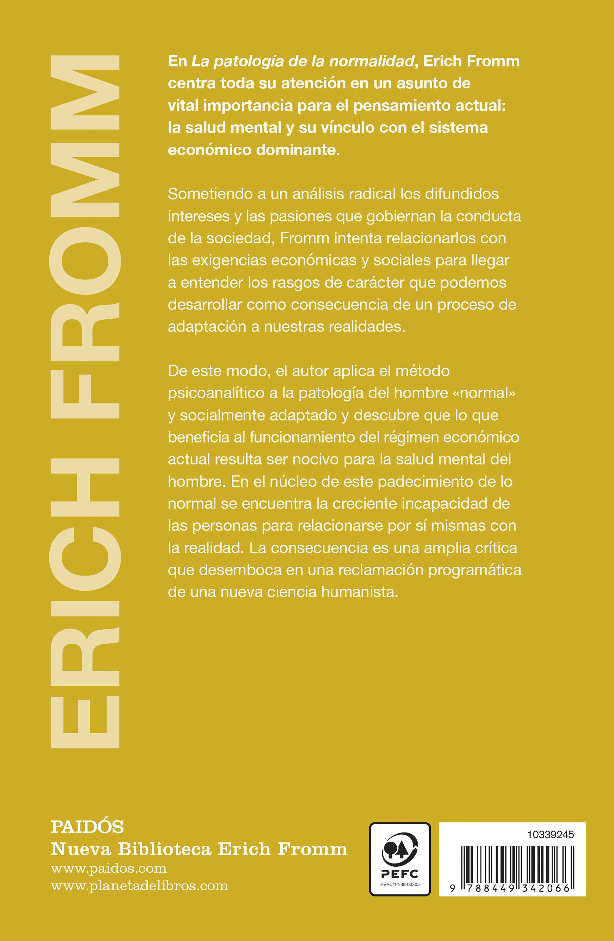 La patología de la normalidad (Capa mole com abas) 2