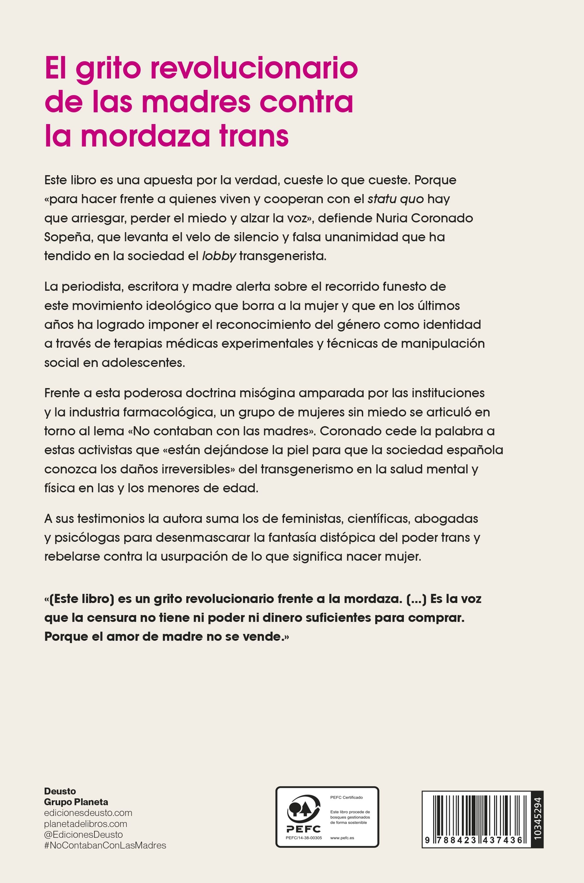 No contaban con las madres: La lucha de miles de familias contra el fenómeno trans (Capa mole com abas) 2