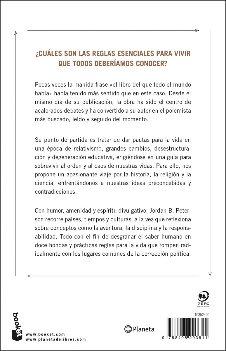 12 reglas para vivir: Un antídoto al caos. Edición limitada (Bolso) 2