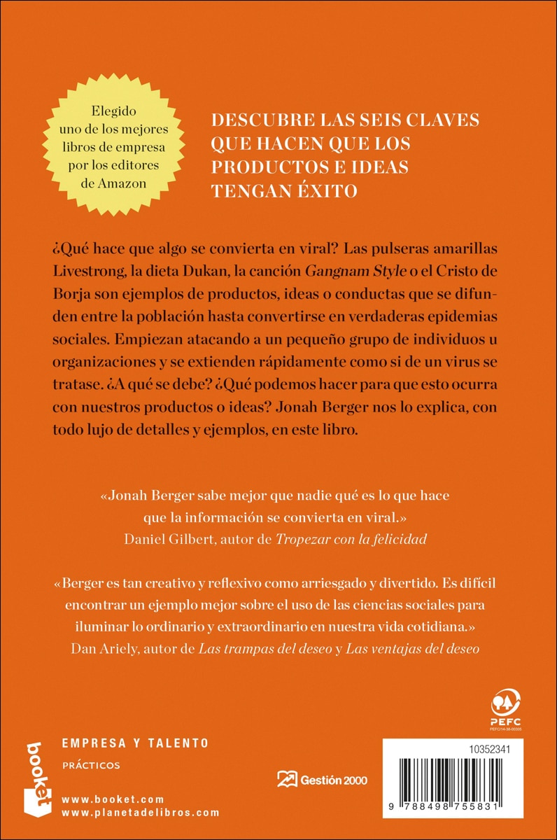 Contagioso: Cómo conseguir que tus productos e ideas se hagan virales (Bolso) 2