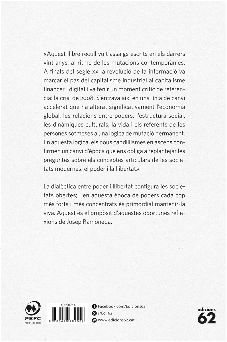 Poder i llibertat (Capa mole com abas) 2