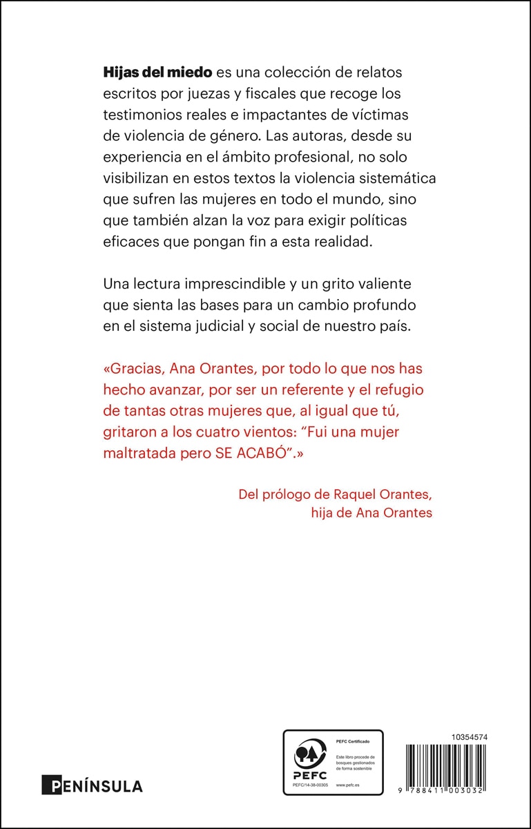 Hijas del miedo: y otros relatos de violencia de género (Capa mole com abas) 2