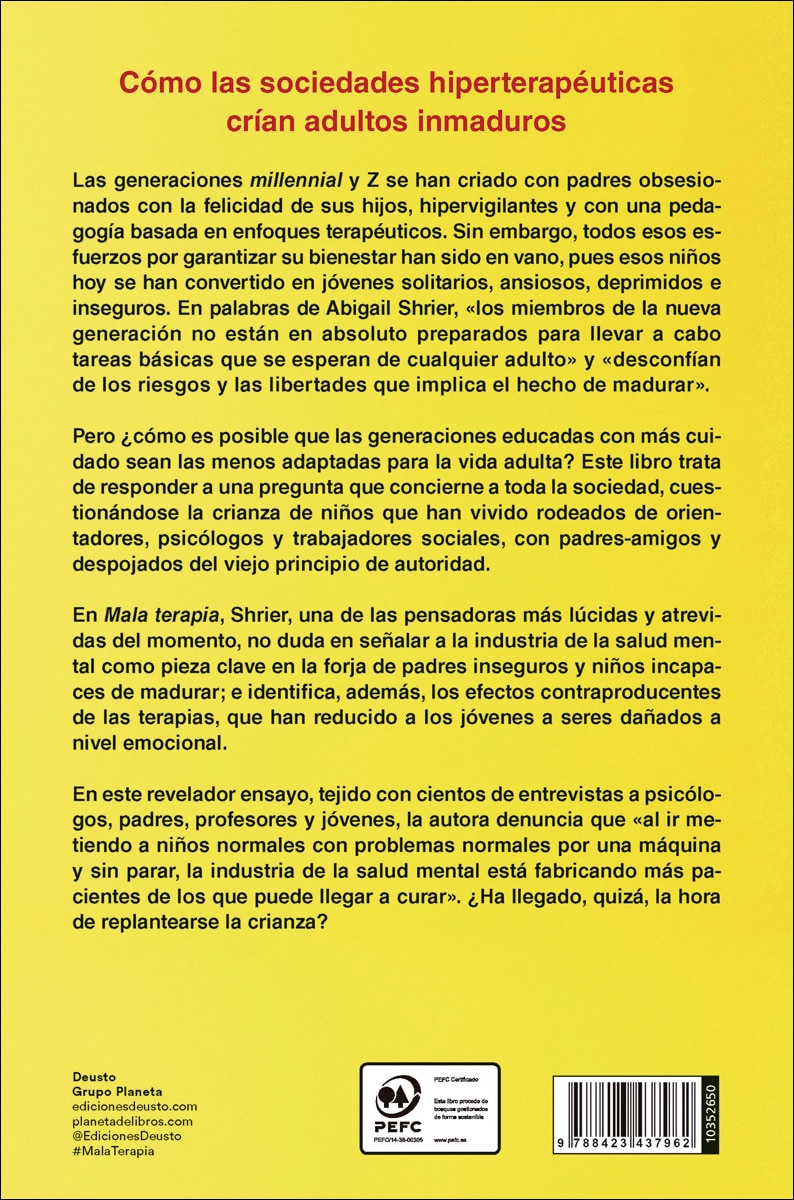 Mala terapia: Por qué los niños no maduran (Capa mole com abas) 2