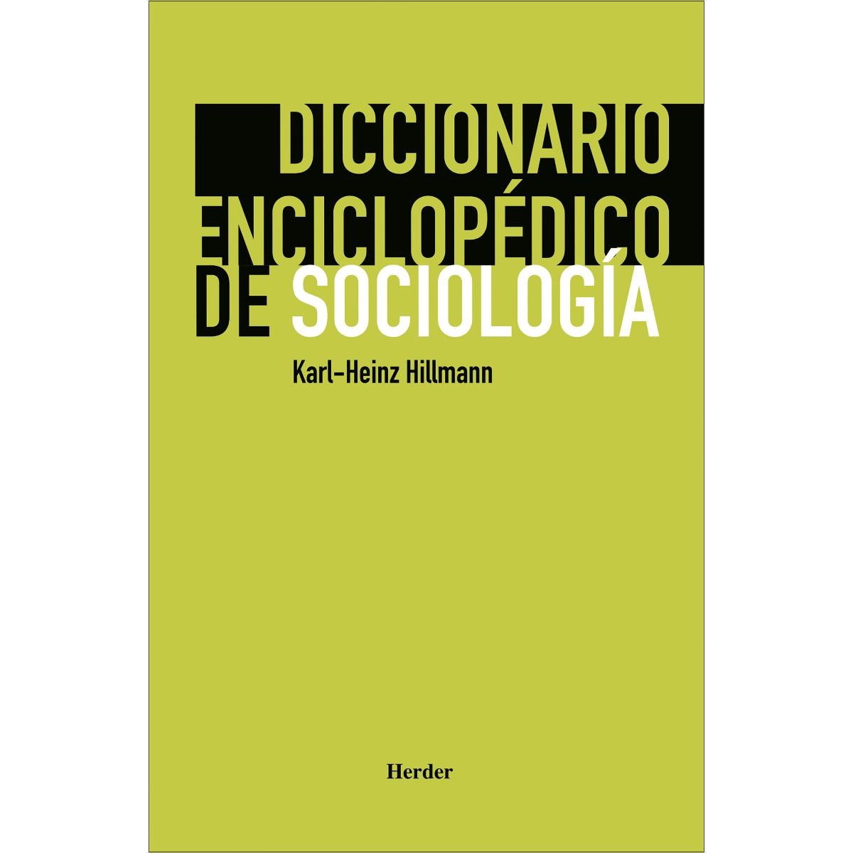 Diccionario enciclopédico de sociología(Tapa blanda) 1