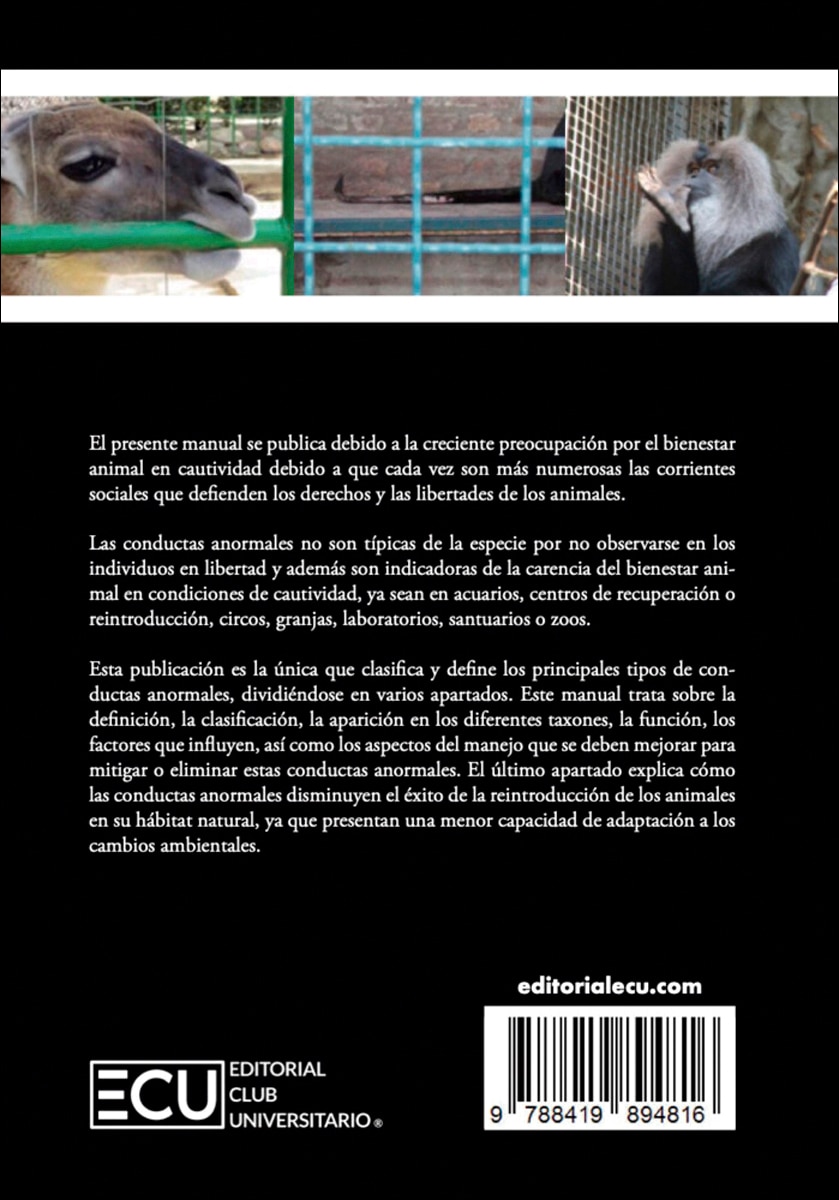 Manual sobre las conductas anormales en cautividad (Capa mole) 2