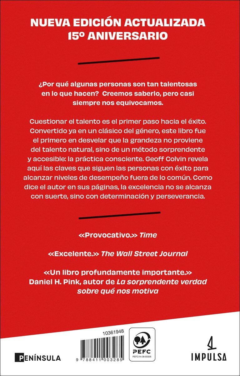 El talento está sobrevalorado: Sobre el inigualable poder del trabajo, la dedicación y la perseverancia (Capa mole com abas) 2