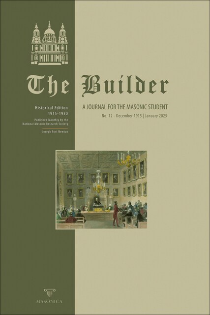Imagem 0 de The Builder No. 12 (inglés): A Journal For The Masonic Student