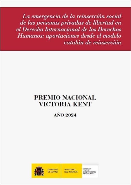 Imagen 0 de La emergencia de la reinserción social de las personas privadas de libertad en el derecho internacional de los derechos humanos: Aporta  (Tapa blanda)