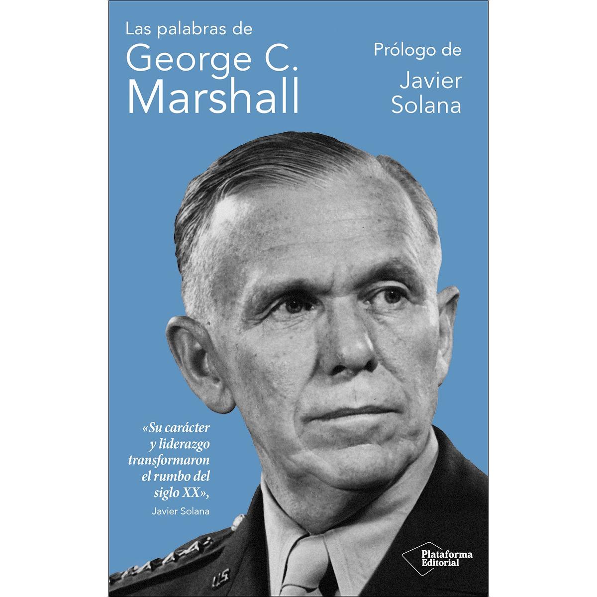Las palabras de George C. Marshall (Capa mole com abas) 1