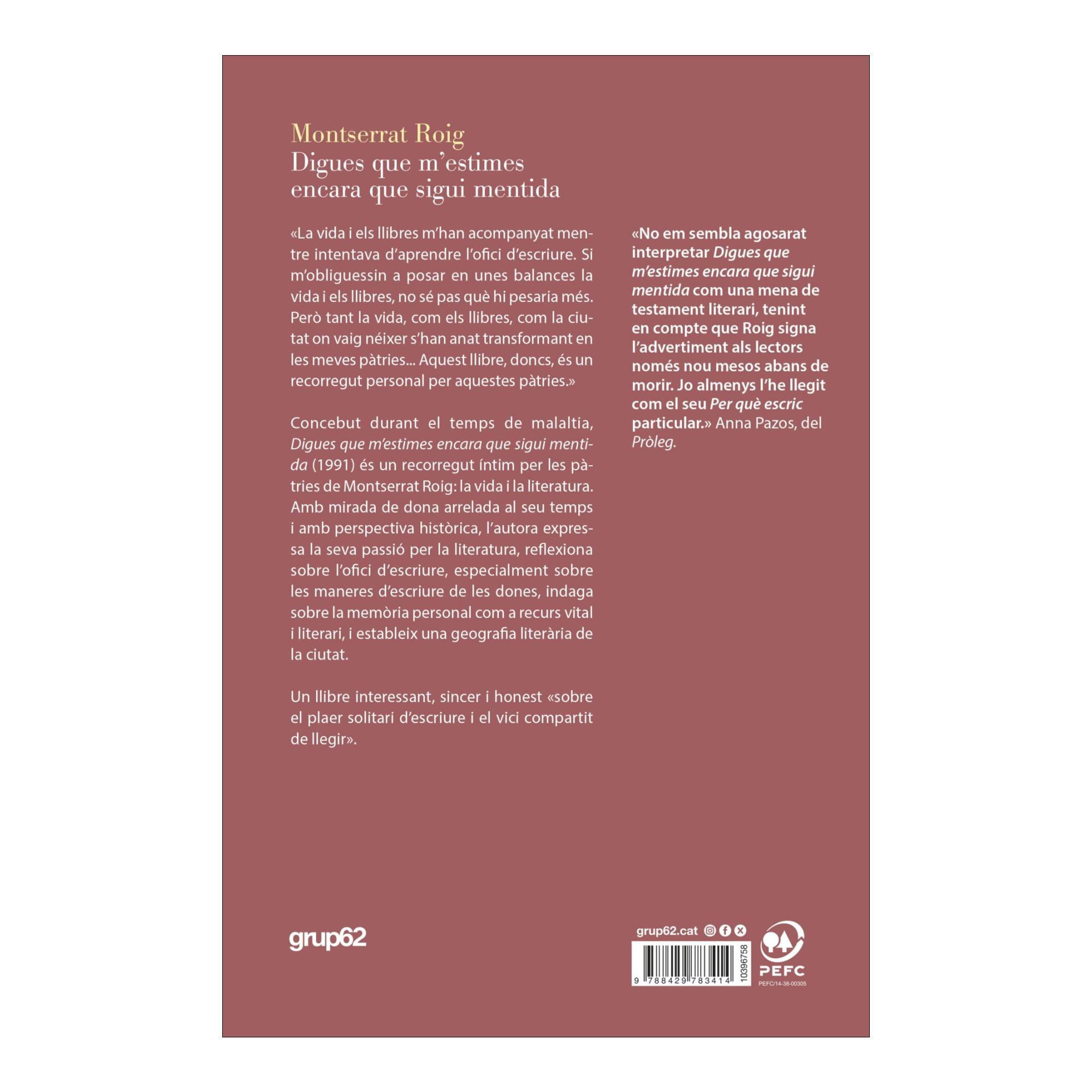 Digues que m'estimes encara que sigui mentida (Capa mole com abas) 2