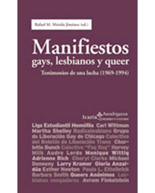 Manifiestos gays, lesbianos y queer: Testimonios de una lucha (1969-1994) (Capa mole com abas) 1