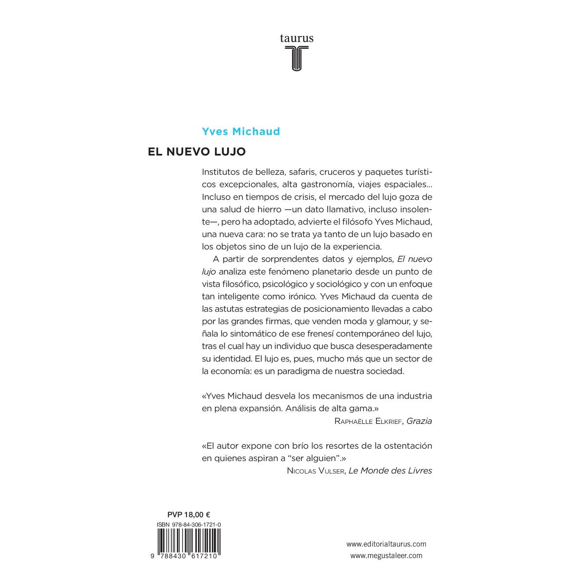 El nuevo lujo: Experiencias, arrogancia, autenticidad(Tapa blanda) 2