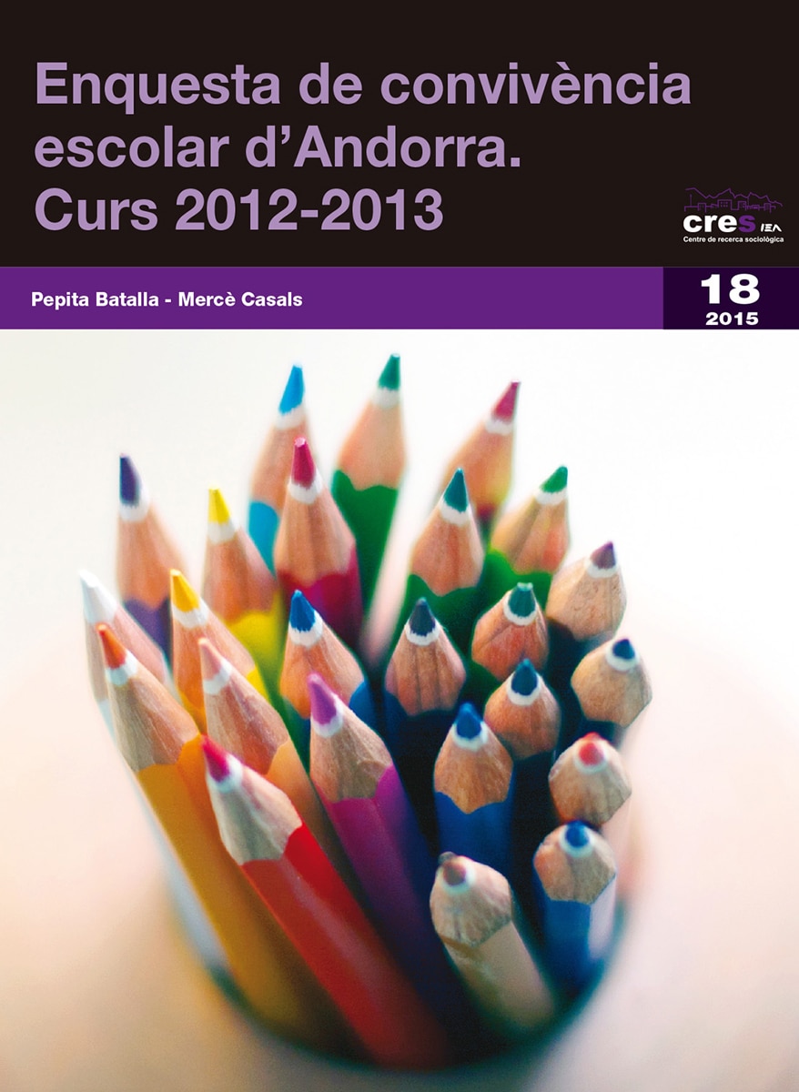 Enquesta de convivència escolar d'Andorra. Curs 2012-2013 (Capa mole) 1
