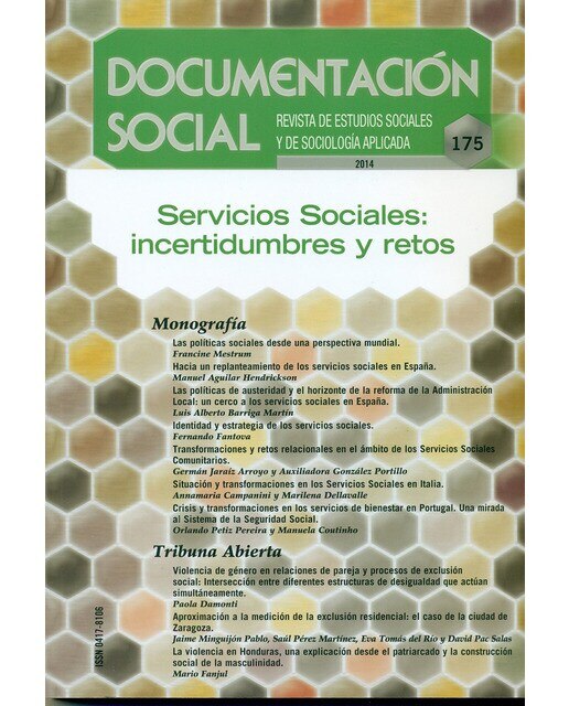 Servicios Sociales: Incertidumbres Y Retos 1