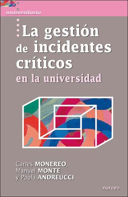 Imagem 0 de La gestión de incidentes críticos en la Universidad (Capa mole)