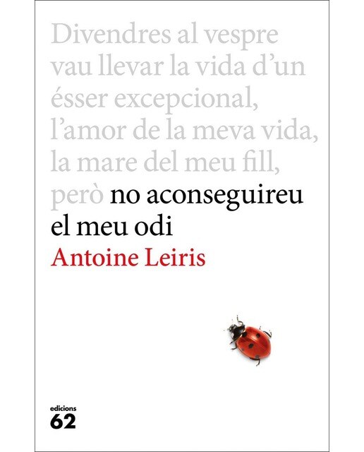 No aconseguireu el meu odi (Capa mole com abas) 1
