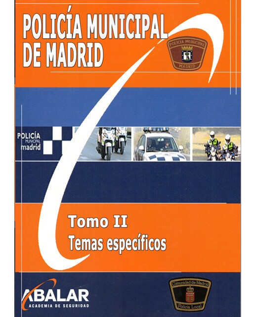 Imagem 0 de Policía Municipal De Madrid. Tomo Ii. Temas Especí