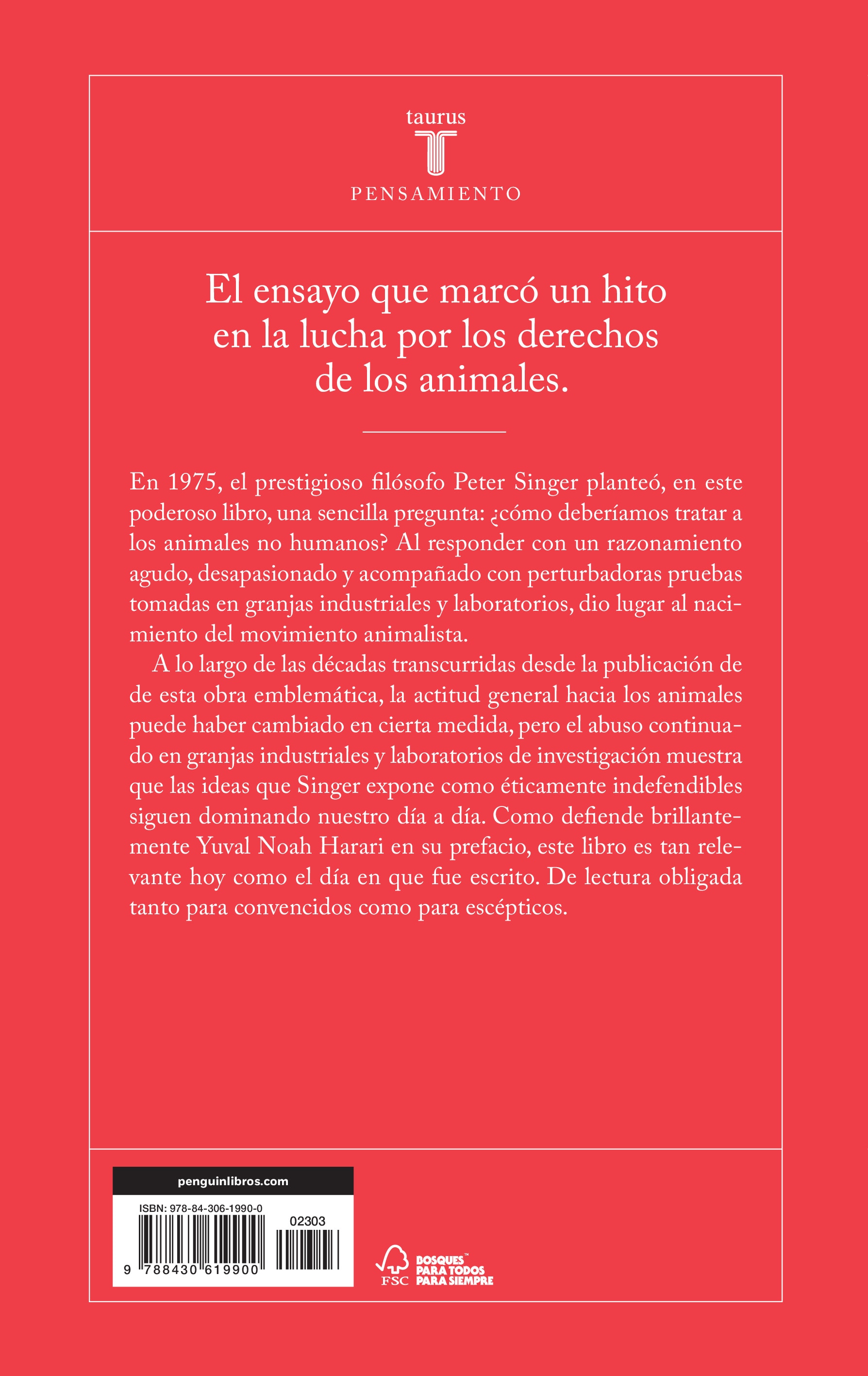 Liberación animal: El clásico definitivo del movimiento animalista(Tapa blanda) 2