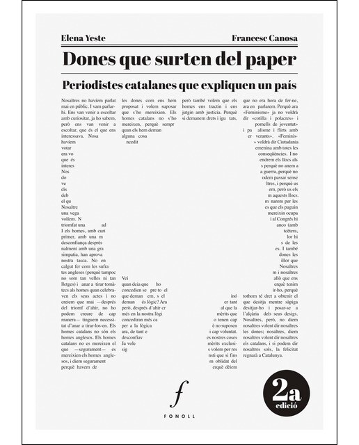 Dones que surten del paper: Periodistes catalanes que expliquen un país