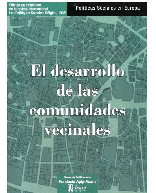 Imagem 0 de El desarrollo de las comunidades vecinales(Tapa blanda)