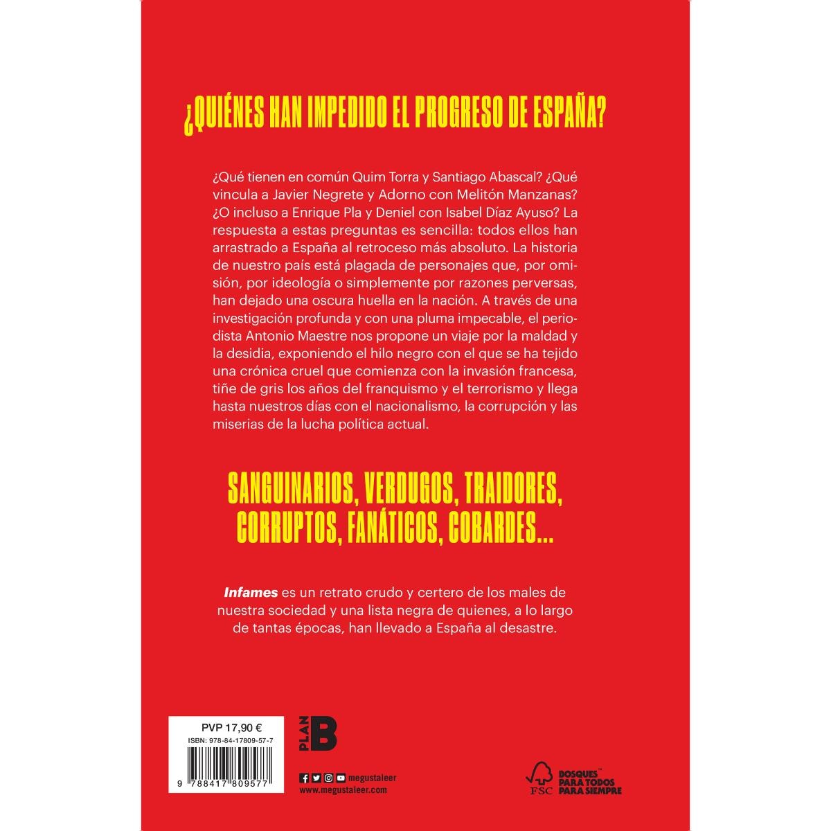 Infames: El retroceso de España (Capa dura) 2