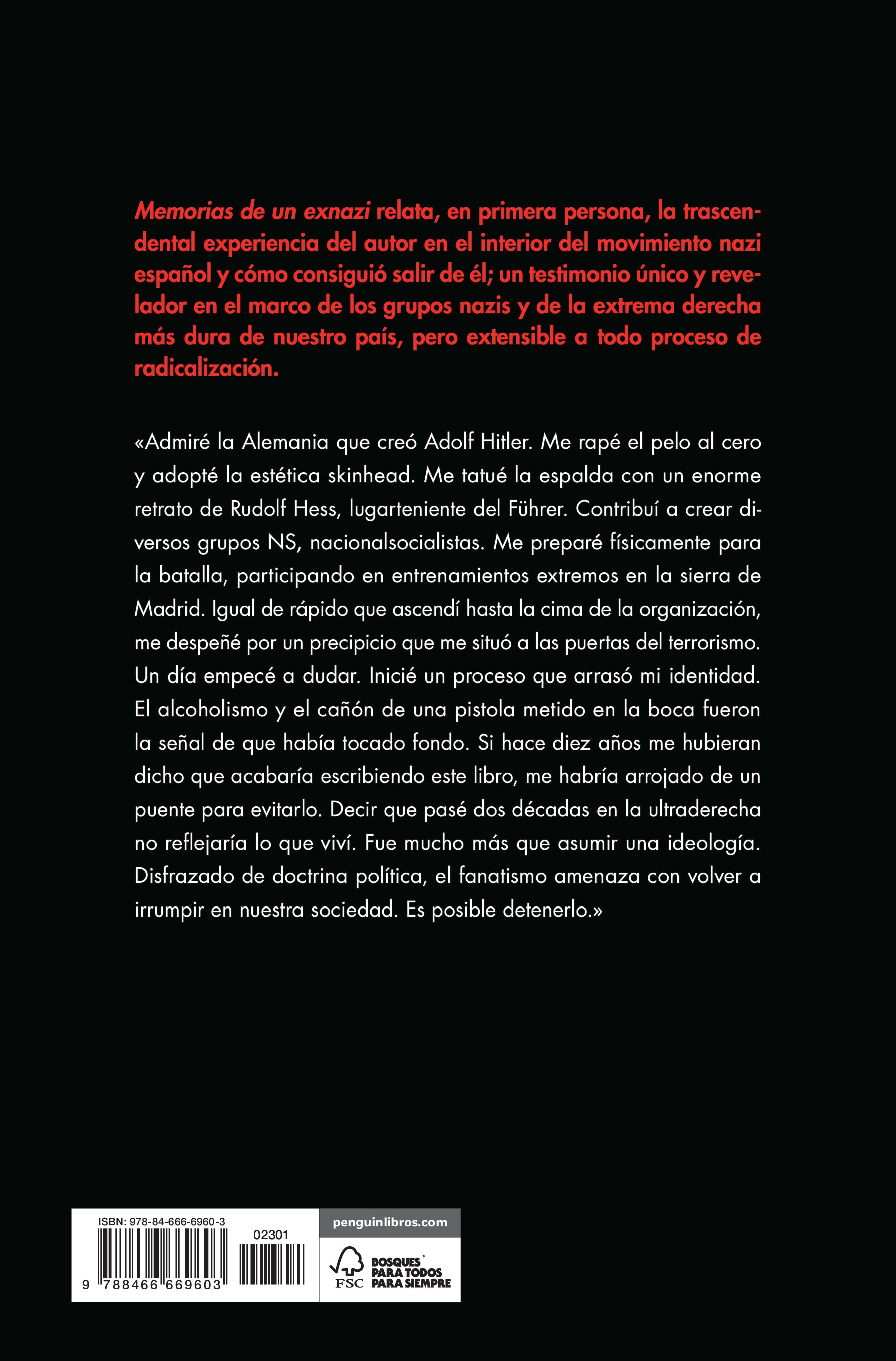 Memorias de un exnazi: Veinte años en la extrema derecha española(Tapa blanda) 2
