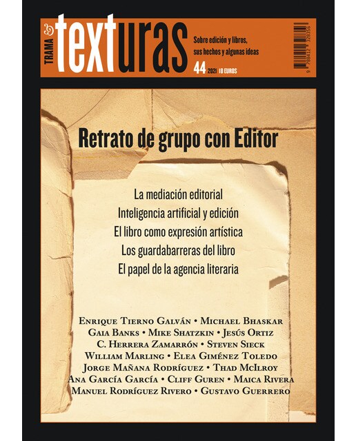 Texturas 44: retrato de grupo con editor(Tapa blanda) 1