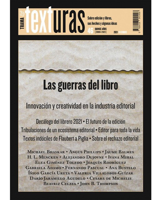 Texturas 46: las guerras del libro(Tapa blanda) 1