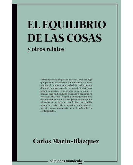 El equilibrio de las cosas y otros relatos(Tapa blanda) 1