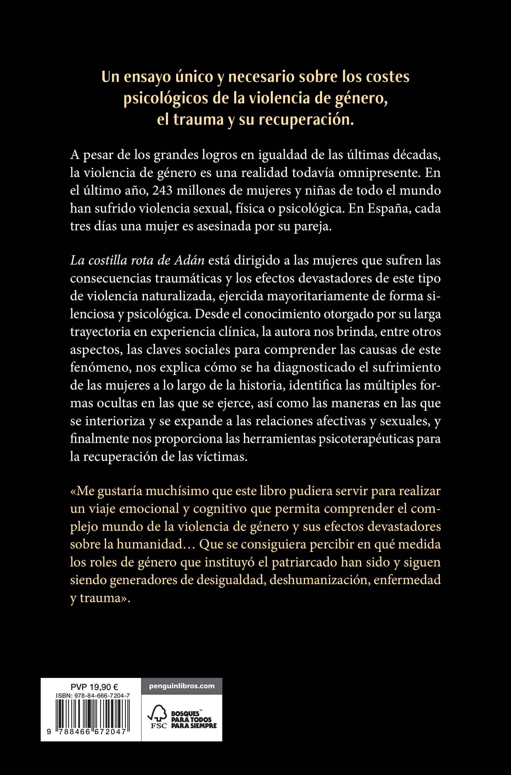 La costilla rota de Adán: Costes humanos de la violencia de género (Capa mole) 2