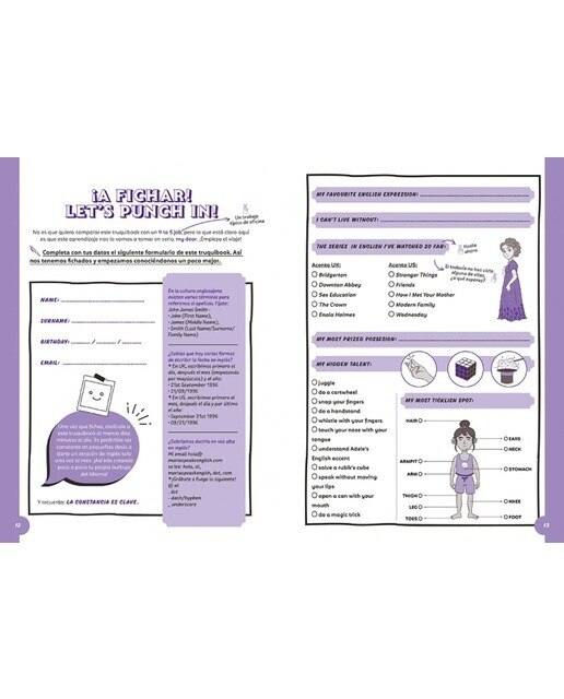 Truquibook: Cuaderno de actividades y pasatiempos para aprender inglés phrasal verbs, false friends, expressions, crosswords and much mo (Capa mole) 6