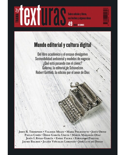 Texturas 49: mundo editorial y cultura digital (Capa mole) 1