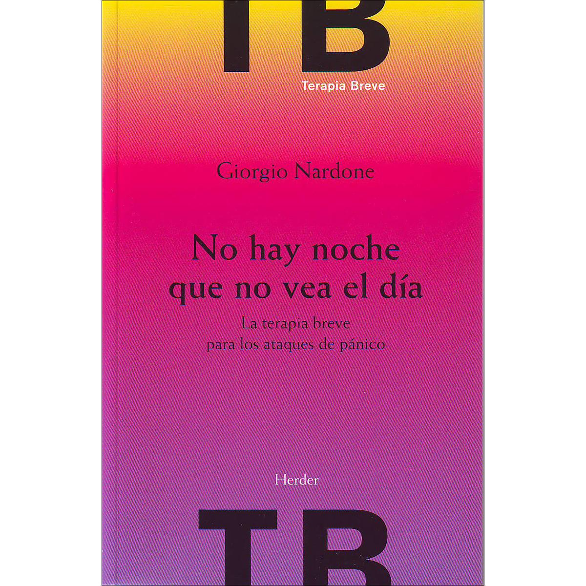 No hay noche que no vea el día: La terapia breve para los ataques de pánico (Capa mole com abas) 1