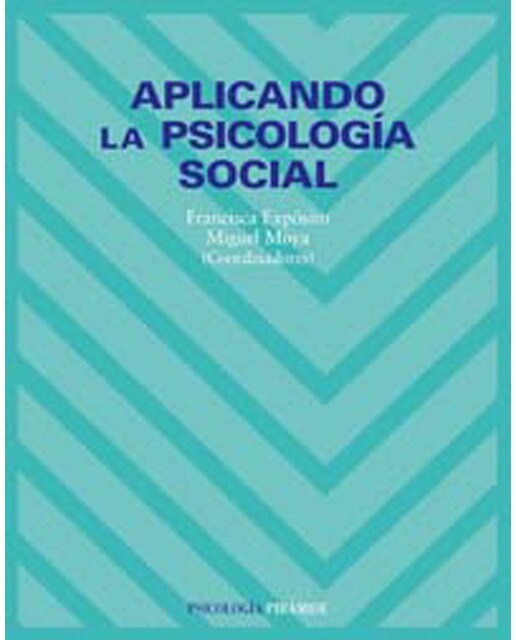 Aplicando la psicología social(Tapa blanda) 1