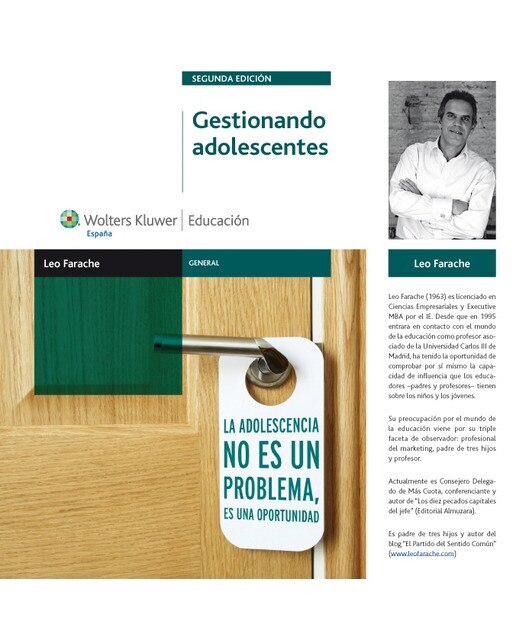 Gestionando adolescentes (2.ª edición): propuestas y relatos que ayudan a gestionar mejor la relación con los hijos (Capa mole com abas) 1