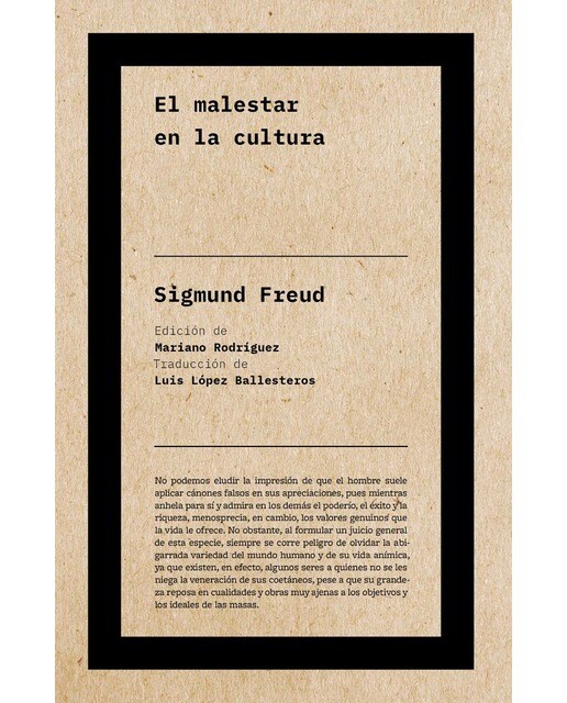 Imagem 0 de El malestar en la cultura (Capa mole com abas)