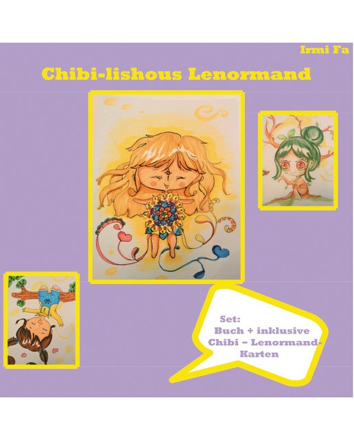 Chibi-lishous Lenormand: Lenormand auf Japanisch "Buch und Chibi - Lenormand - Karten - Set" (Capa mole) 1