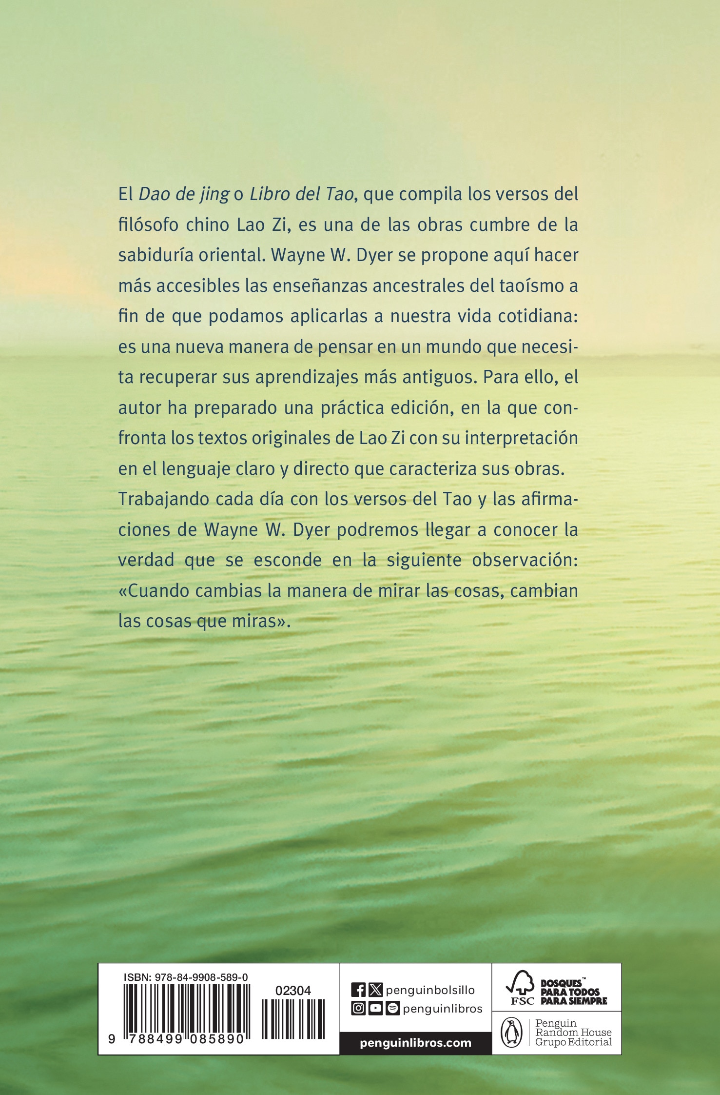 Vive la sabiduría del Tao: Cambia tus pensamientos y cambia tu vida (Bolso) (Capa mole) 2