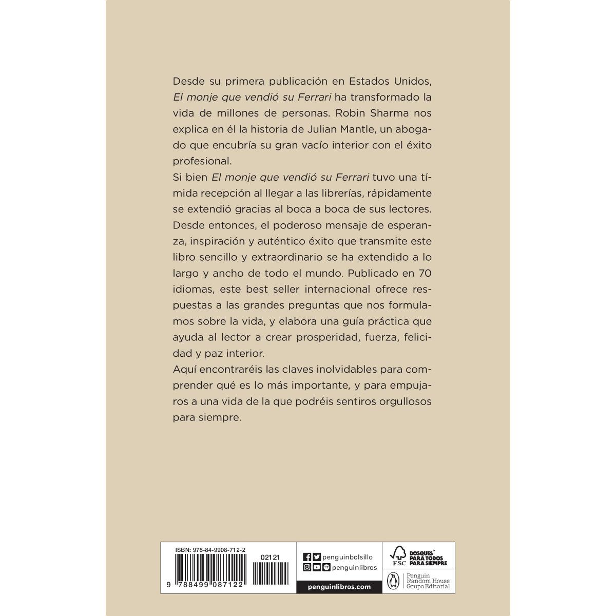 El monje que vendió su Ferrari: Una fábula espiritual  (Bolsillo) (Tapa blanda) 2