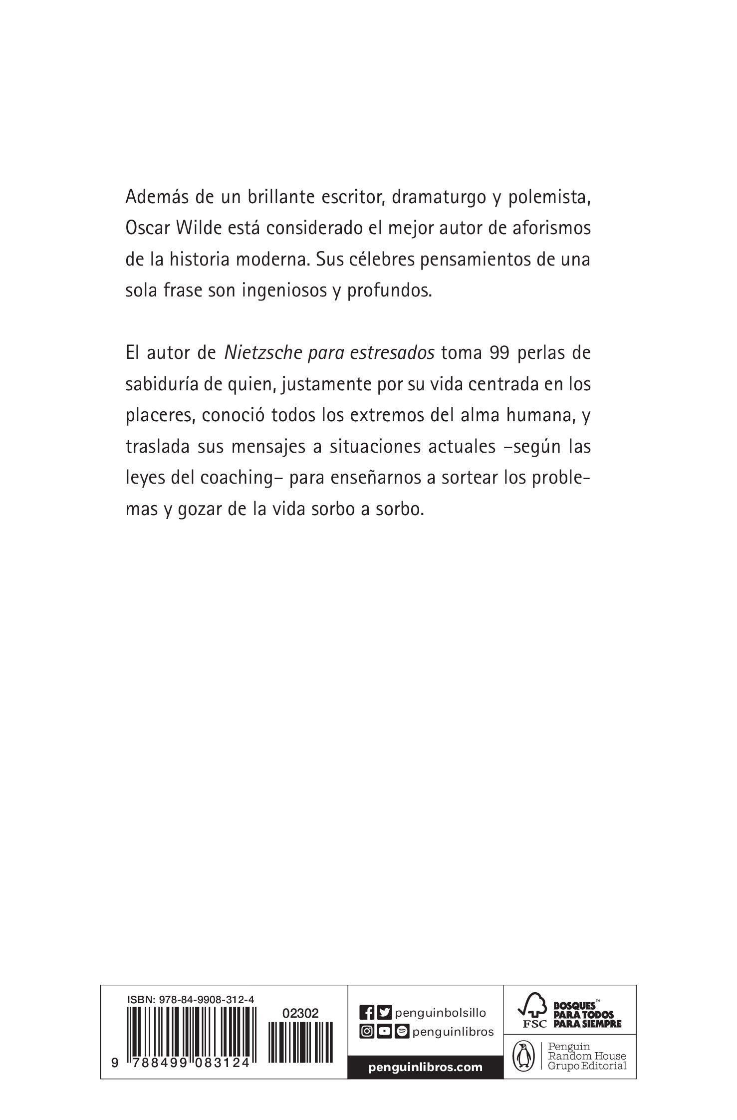 El coaching de Oscar Wilde (Genios para la vida cotidiana): 99 píldoras de sabiduría para la felicidad de aquí y ahora (Bolso) (Capa mole) 2